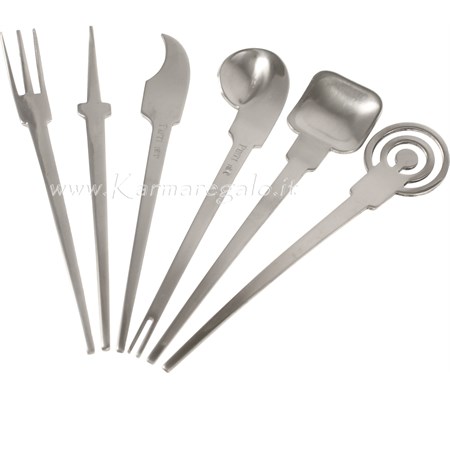 set 6 forchettine happy hour pintinox