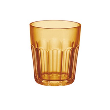 bicchiere basso molato arancio guzzini