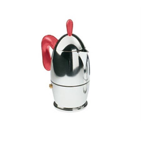 caffettiera 6 tazze zaza rosso guzzini