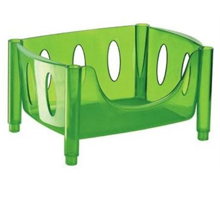 cesta impilabile holderoll verde guzzini