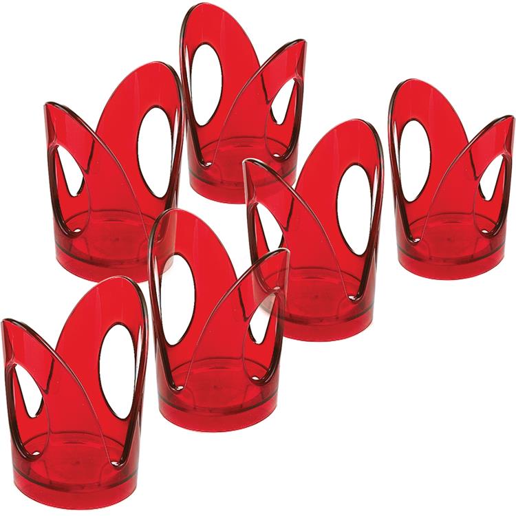 Set 6 Reggibicchieri Rosso