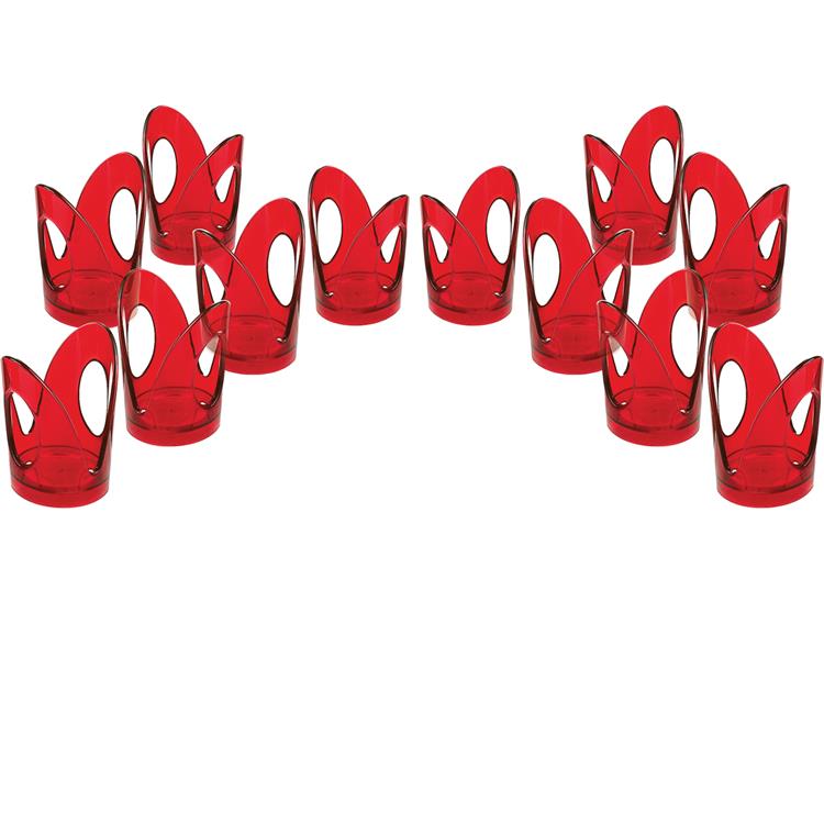 Set 12 Reggibicchieri Feeling Rosso