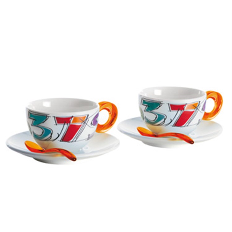 Set Colazione Number Arancio