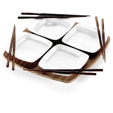 set antipastiera vassoio sushi chips guzzini
