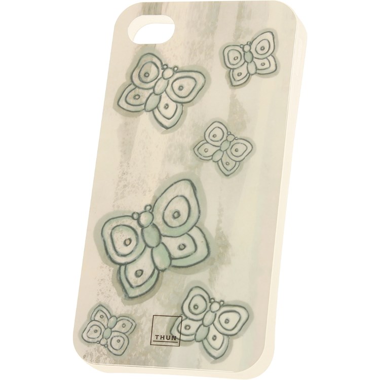 Guscio Per Smartphone Farfalla Verde