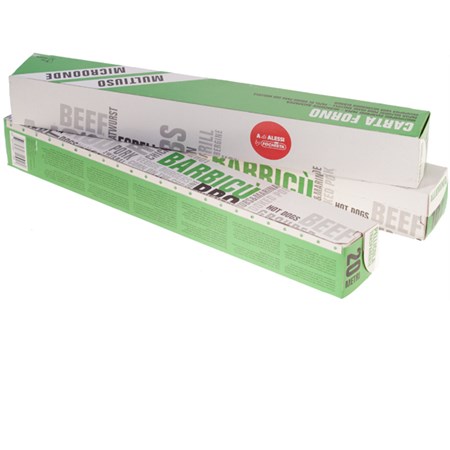 set 3 rotoli alluminio pellicola e carta forno alessi by il fochista