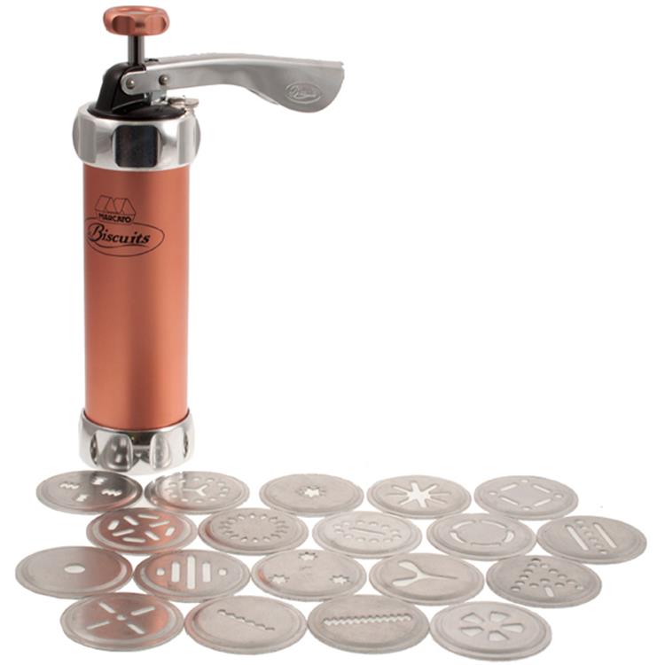 Best Cookie Press Macchina Per Biscotti Culnflun - Con 20 Forme E 4 Ugelli, Per Cottura Domestica Kit Baking Biscotti Fai Da Te - 11