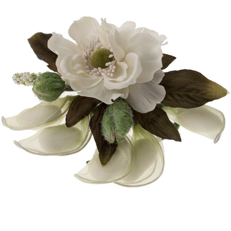 Papavero Bianco Con Porta Confetti