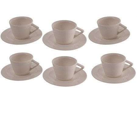 set 6 tazzine caffe con piattini bitossi bitossi