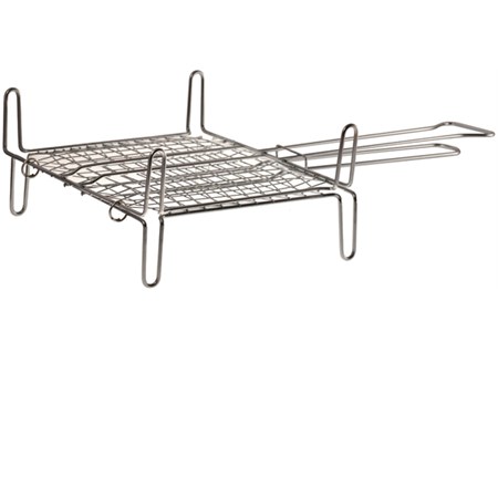 graticola doppia con piedi cm 35 x 40