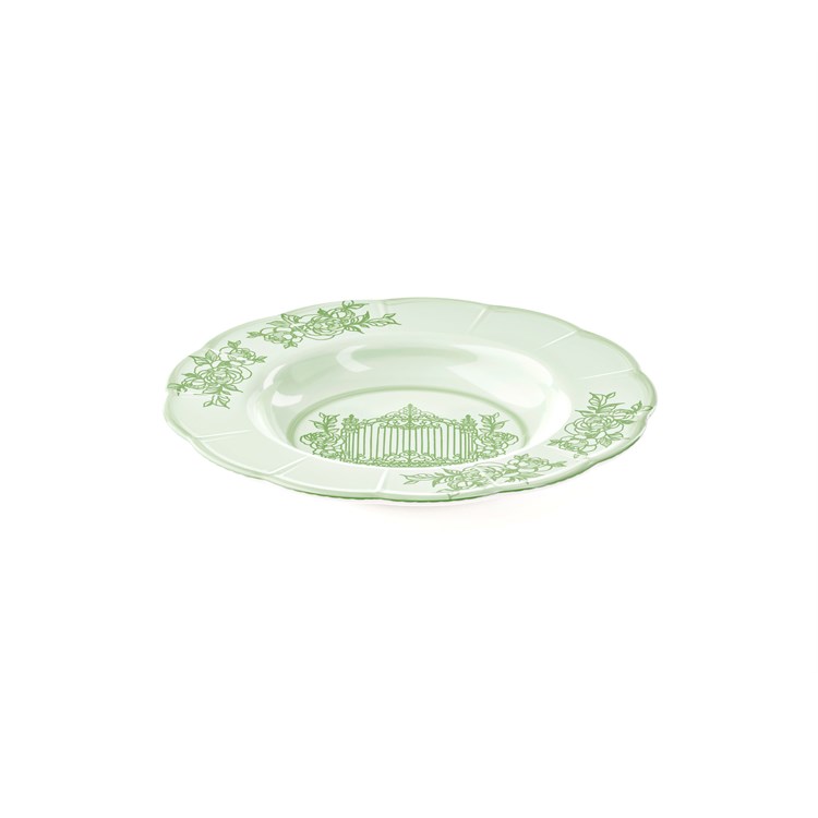 Josephine Piatto Fondo Verde Polvere