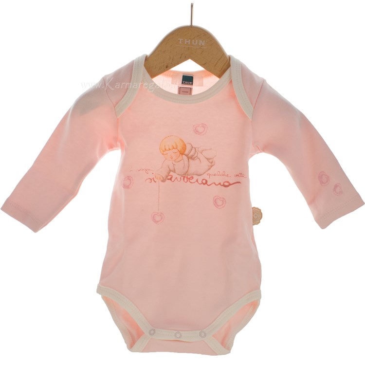 Body Bacini Angelo Con Cuoricino Lei 100 per cento cotone