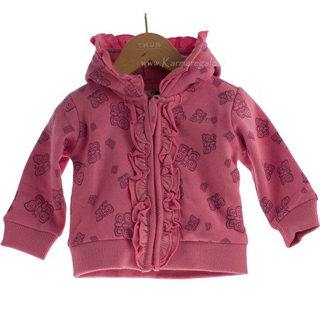 cardigan felpa farfalla girl 100 per cento cotone