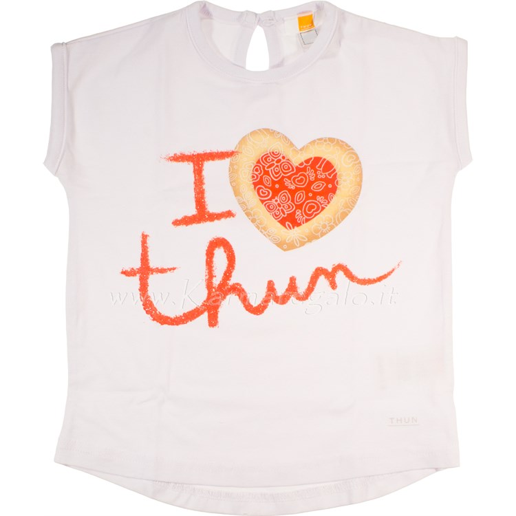 T-shirt I Love Thun Girl 95 per cento cotone