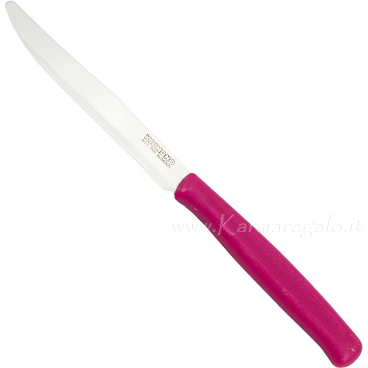 Coltello Bistecca Fucsia Kaimano
