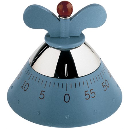 kitchen timer azzurro alessi