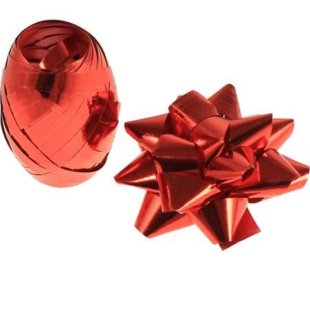 kit confezionamento rosso metallizzato confezionamento regalo