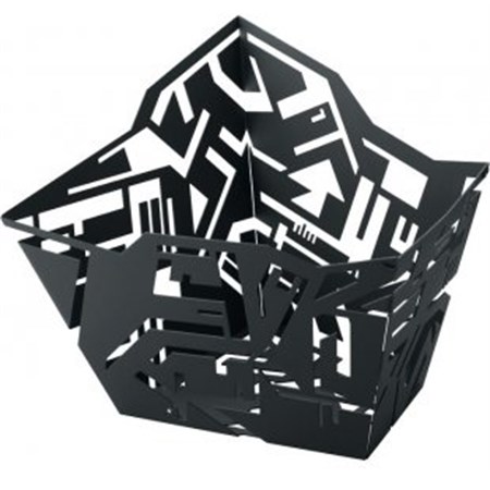 portaagrumi in acciaio grigio hellraiser alessi