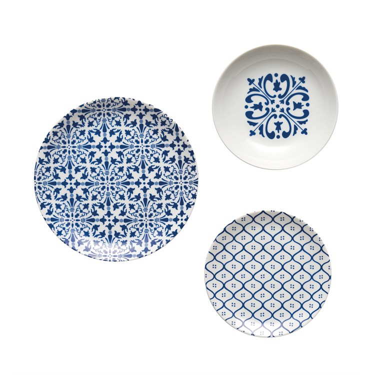 Le Maioliche Set 6 Posti Tavola Blu Mediterraneo