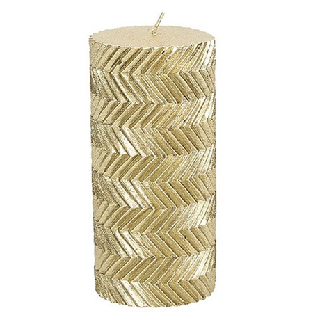 candela lux oro cilindrica