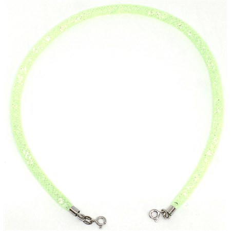 collana porta mascherina lime
