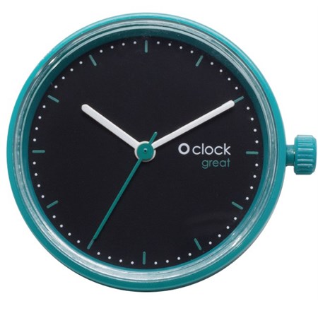 o clock great seconds hand verde acqua