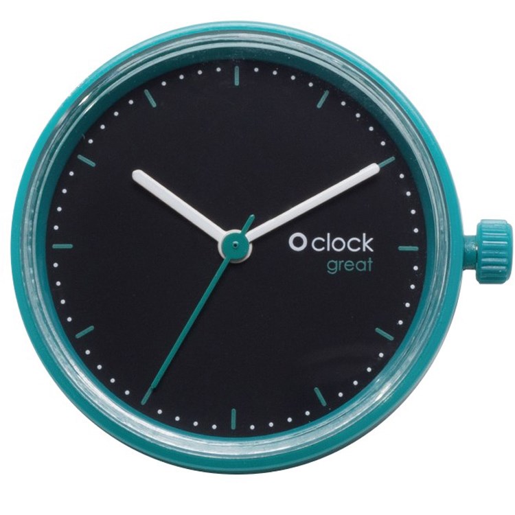 O clock Great Seconds Hand Verde Acqua