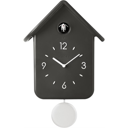 orologio a cucu con pendolo qq grigio carbone