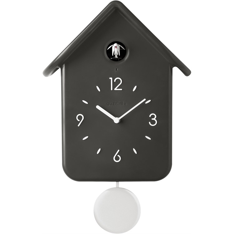 Orologio a Cucù con pendolo QQ Grigio Carbone