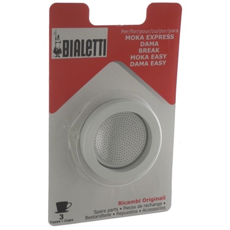 set guarnizioni tz 6 con piastrino bialetti