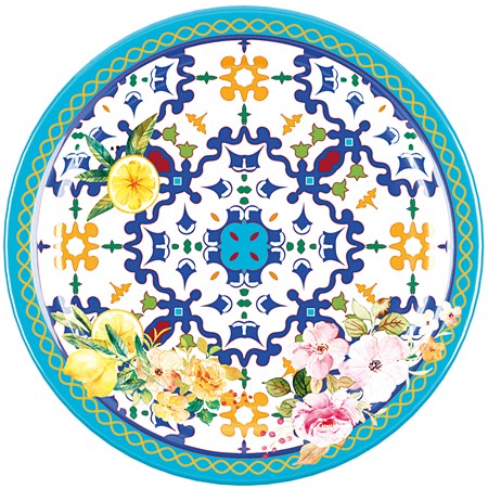 piatto dessert flower e lemon