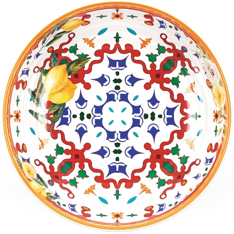 Piatto Fondo Flower e Lemon