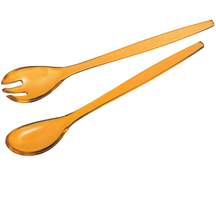 Posate Insalata 28 Cm Arancio