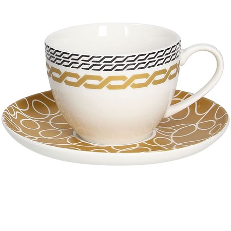 set 6 tazze cappuccino con piatto selene