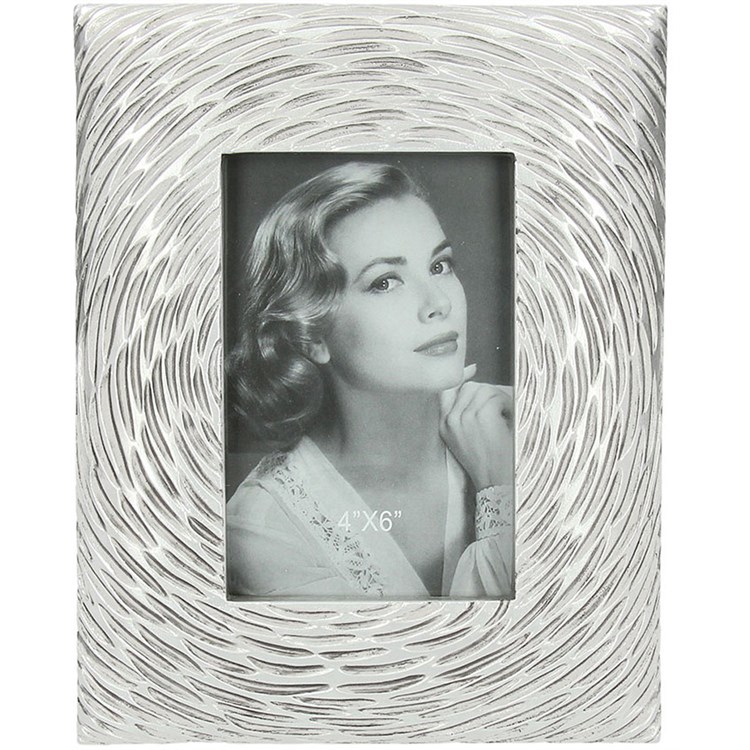 Portafoto Cork Bianco Lucido