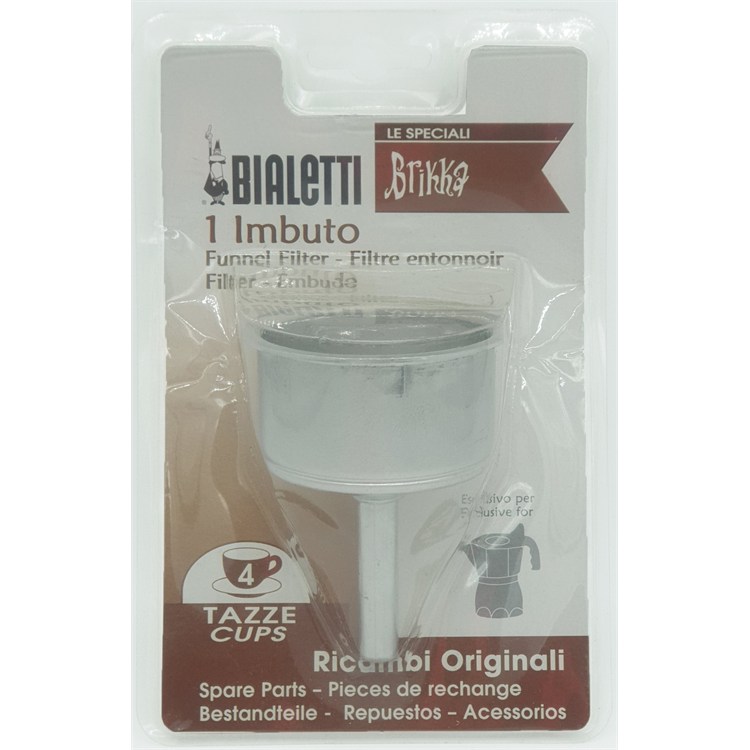 Ricambio originale imbuto brikka senza guarnizione tazze 4