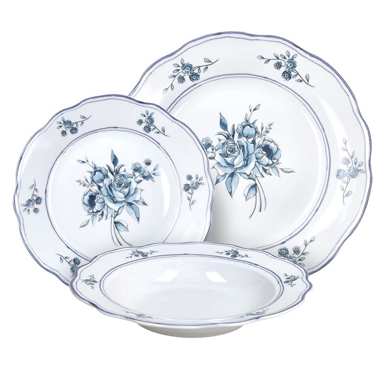 Servizio Piatti 18 Pezzi Tognana Heritage Florals