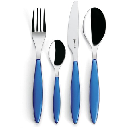 set 24 posate feeling blu mediterraneo guzzini