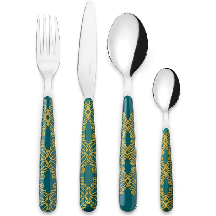 Set 24 Posate Fusion Verde