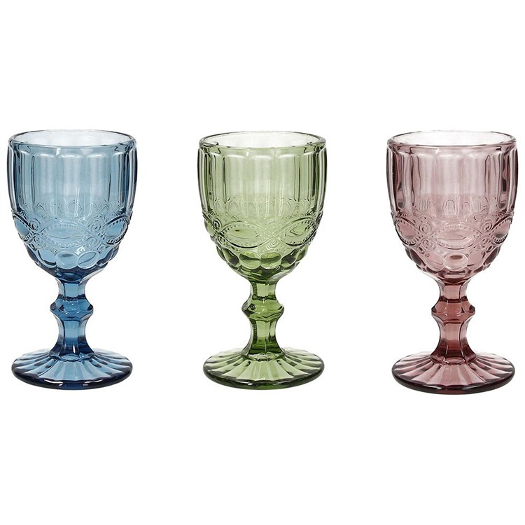 Set 3 Calici Vino Colorati 260 cc Tognana Madame