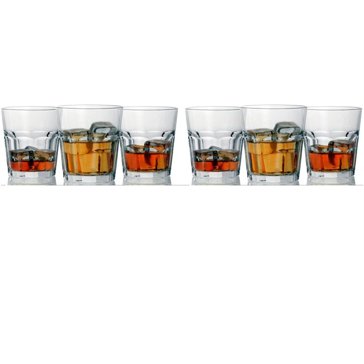 Set 6 Bicchieri in Vetro Aras