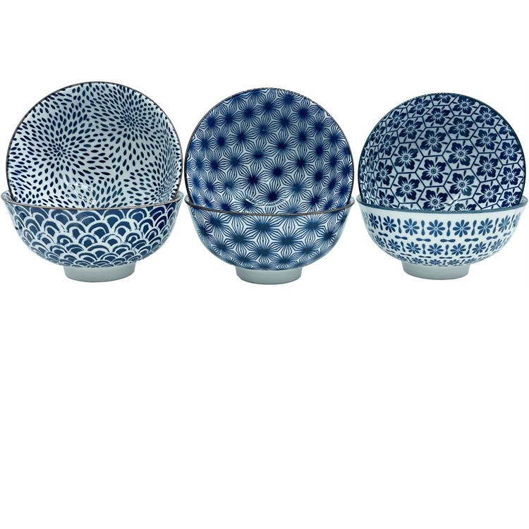 Set 6 Ciotoline Tognana Sapa in Porcellana 12 cm