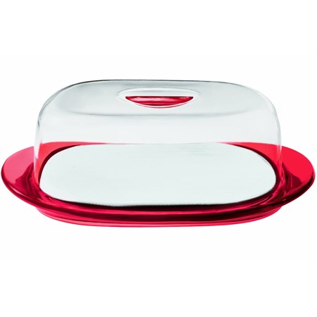 set copri formaggio rosso