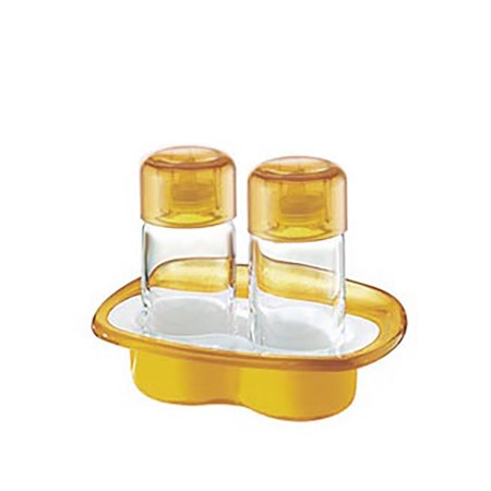 set sale e pepe bicolore ambra guzzini