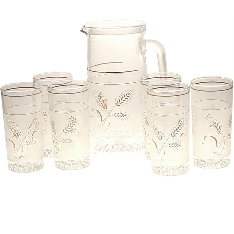 Set Caraffa E 6 Bicchieri Bibita