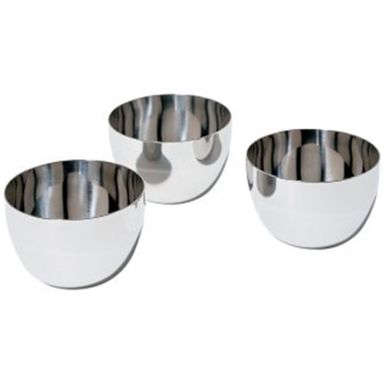 Set 3 Ciotoline Inox Fonduta