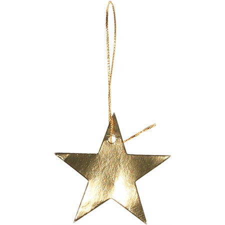 addobbo chiudipacco natalizio stella oro