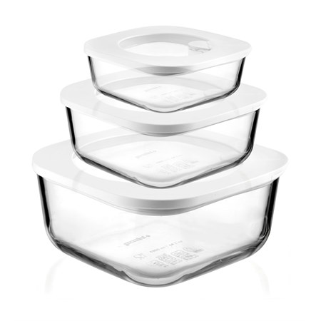 storeemore glass set 3 contenitori
