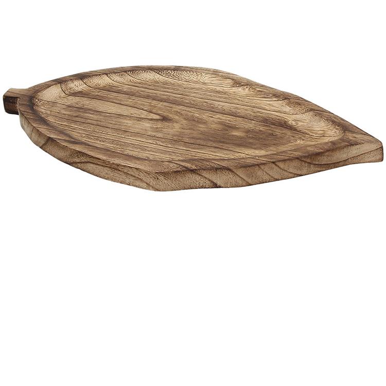 Mango Centrotavola Foglia In Legno
