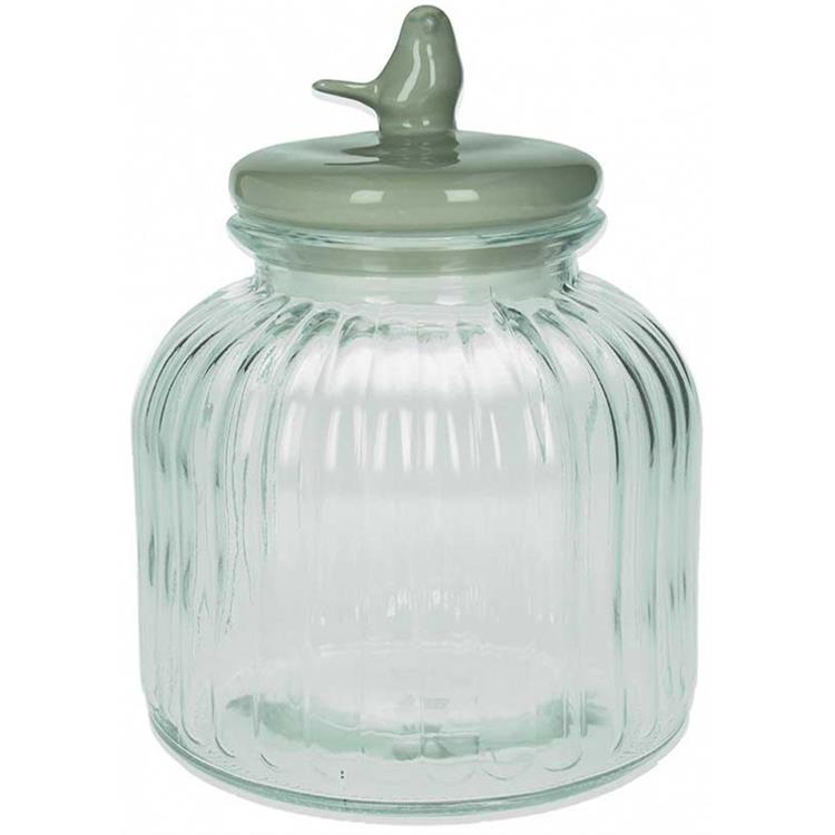 Biscottiera Tweet Grigio